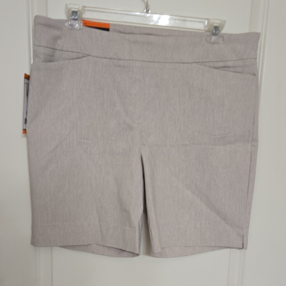 Hilary Radley Light Gray Women's Shorts